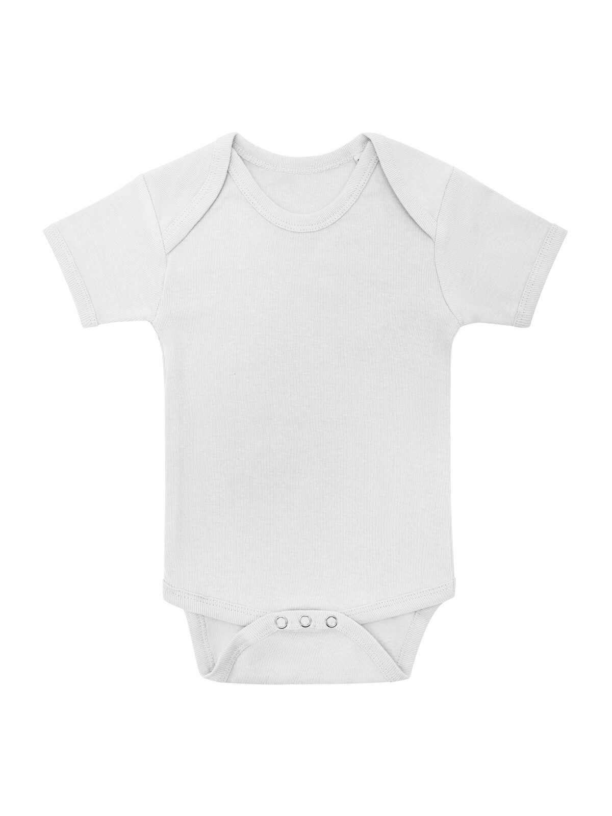 Babybody Kurzarm - WH - Wh-White
