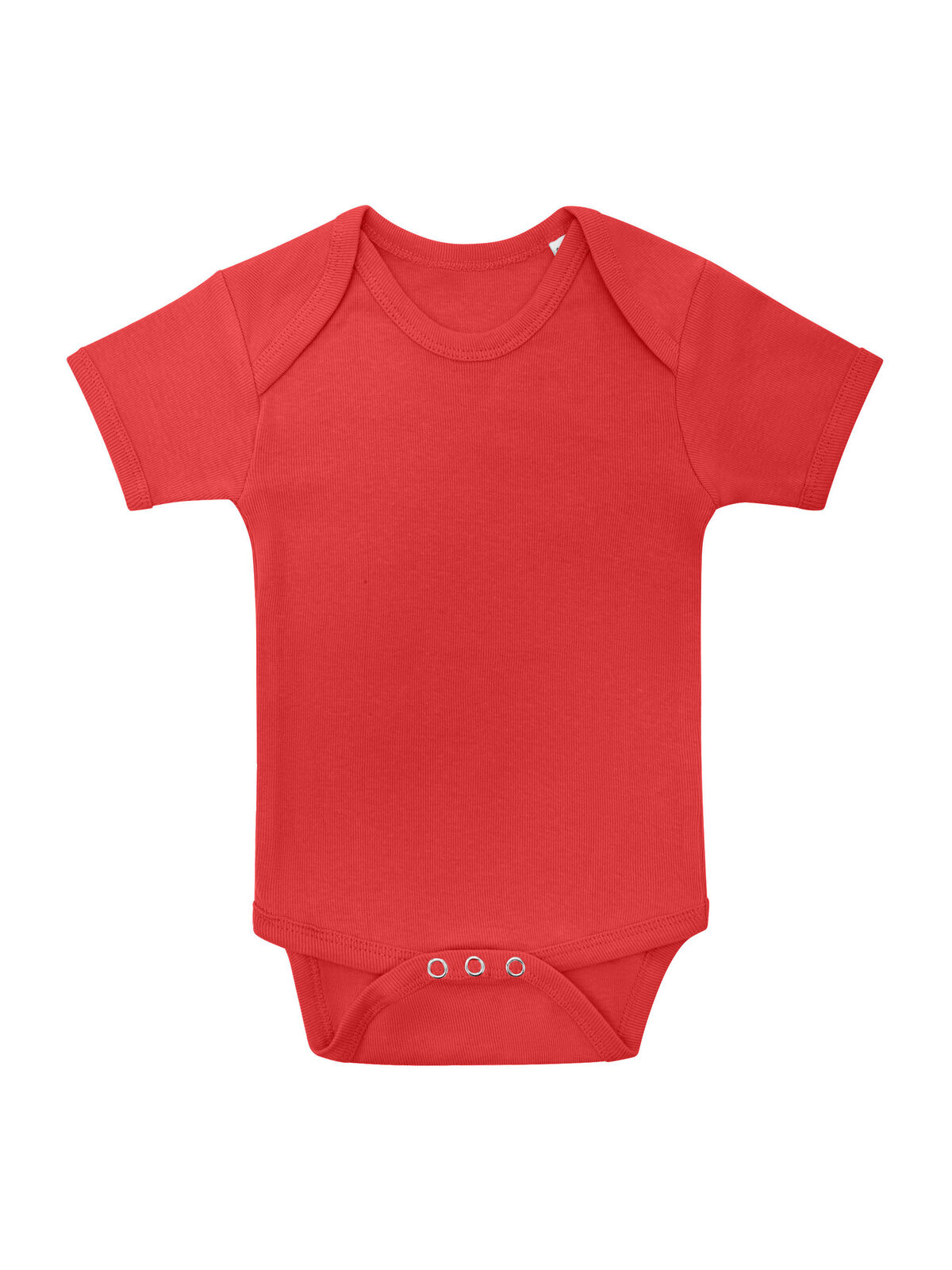 Babybody Kurzarm - RD - Rd-Red