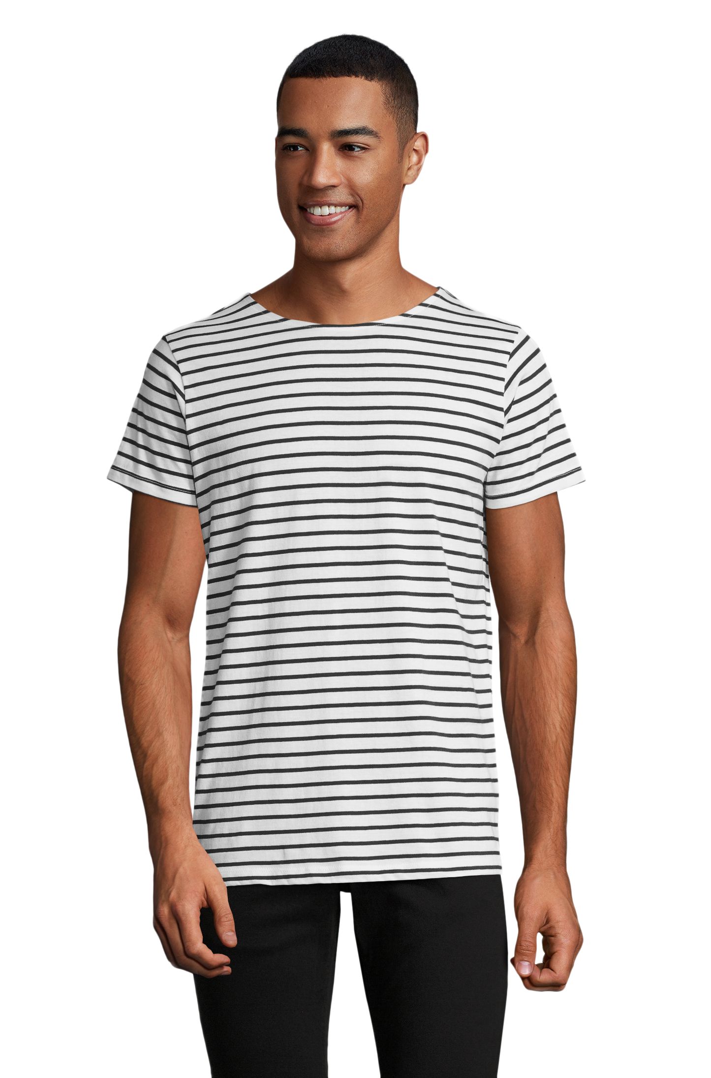 MILES HOMMES - 904 - Blanc / Bleu marine