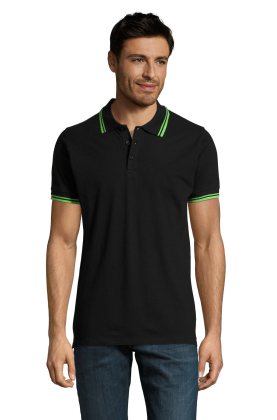PASADENA MEN - 931 - Nero / Verde Lime