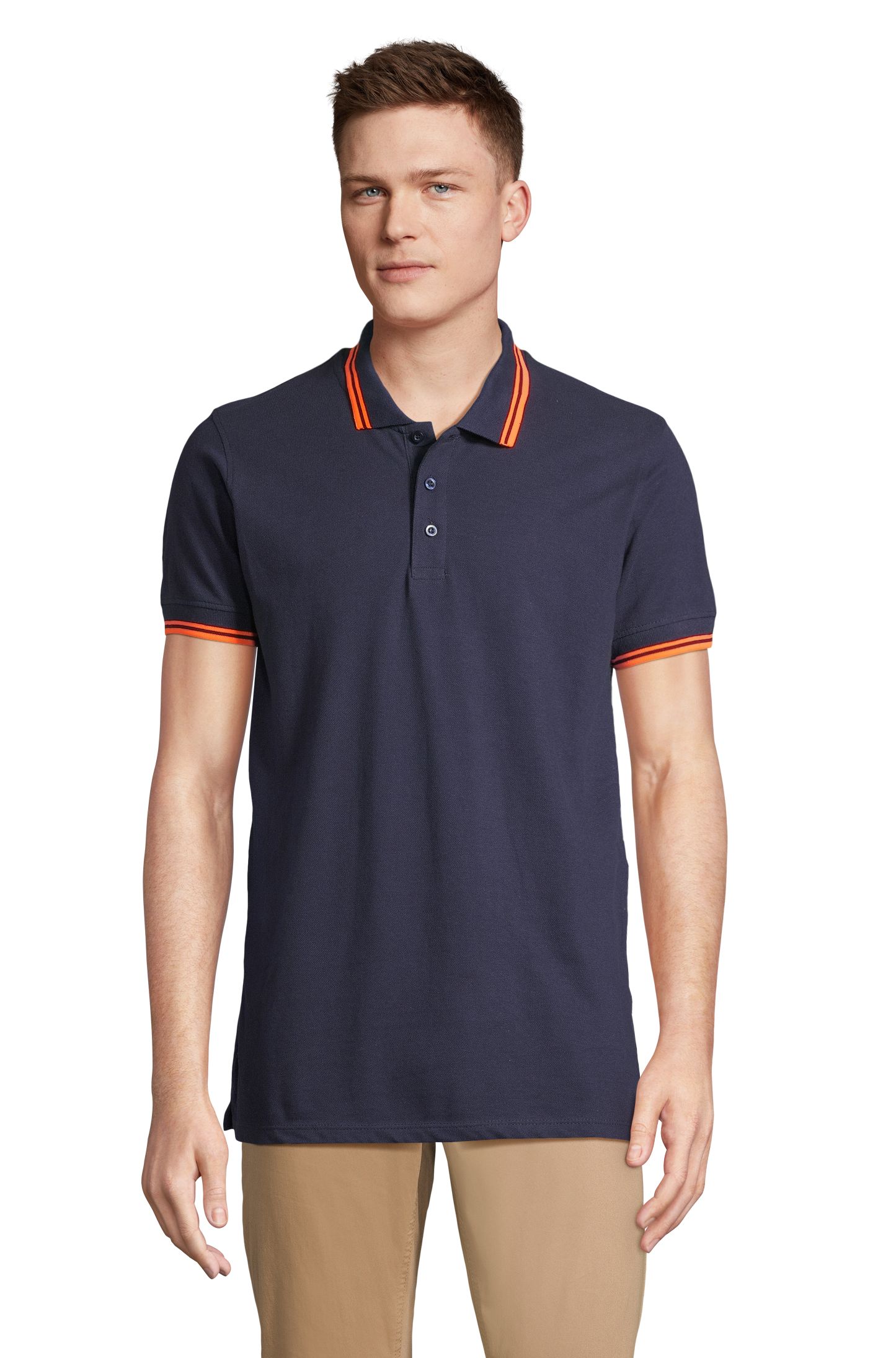 PASADENA MEN - 535 - Blu Oltremare / Arancio Fluo