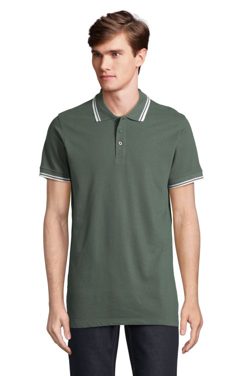 PASADENA MÄNNER - 946 - Waldgrün-Weiss