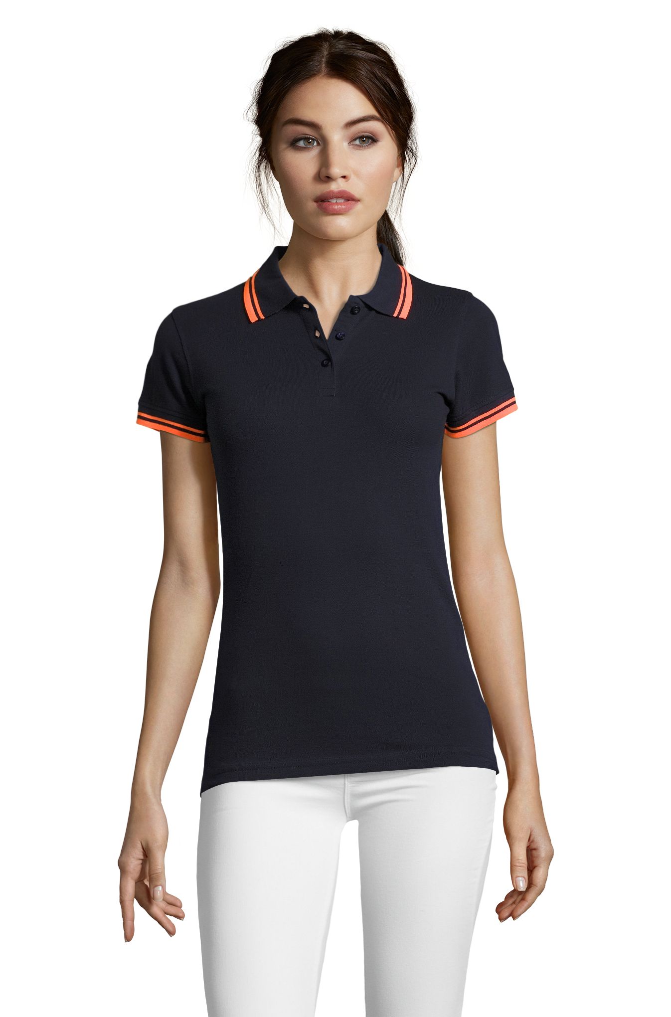 PASADENA WOMEN - 535 - Blu Oltremare / Arancio Fluo