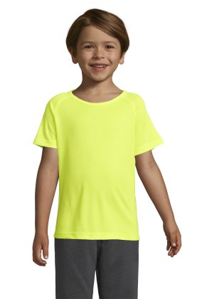 SPORTLICHE KINDER - 306 - Fluoreszierendes Gelb