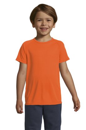 SPORTLICHE KINDER - 404 - Fluoreszierendes Orange
