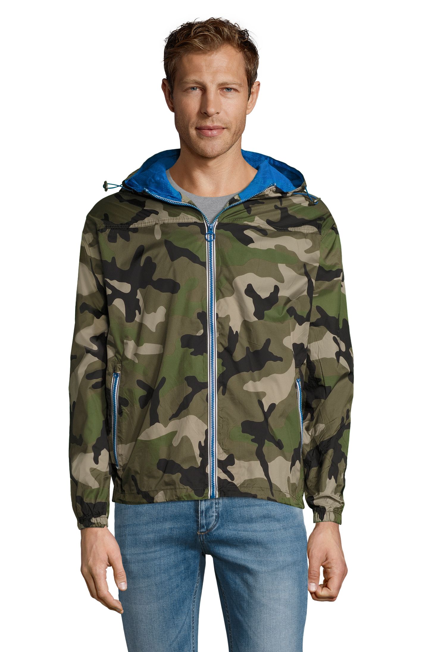 SKATE - 894 - Mimetico / Blu Royal