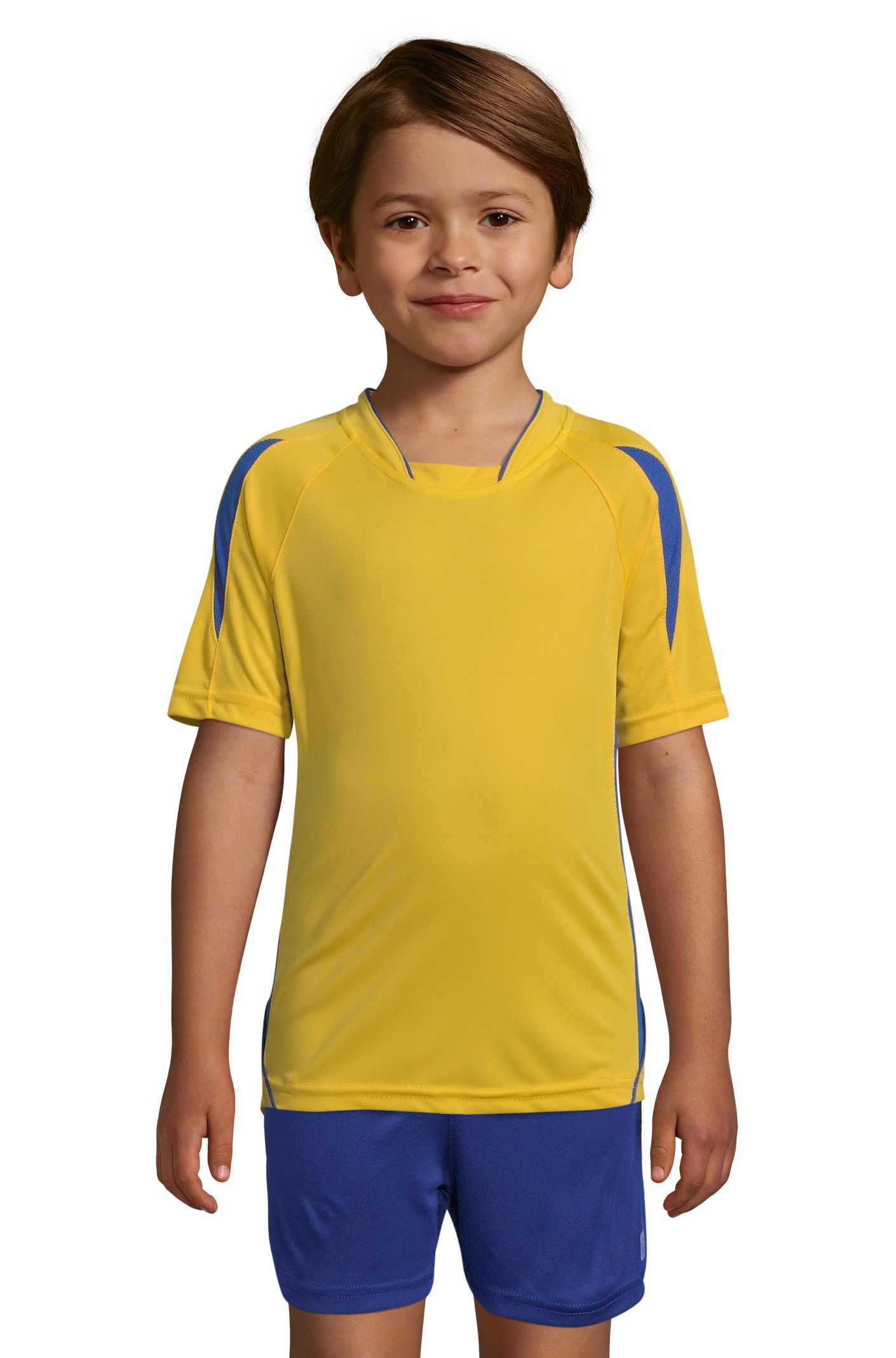 MARACANA 2 KIDS SSL - 943 - Jaune citron / Bleu royal