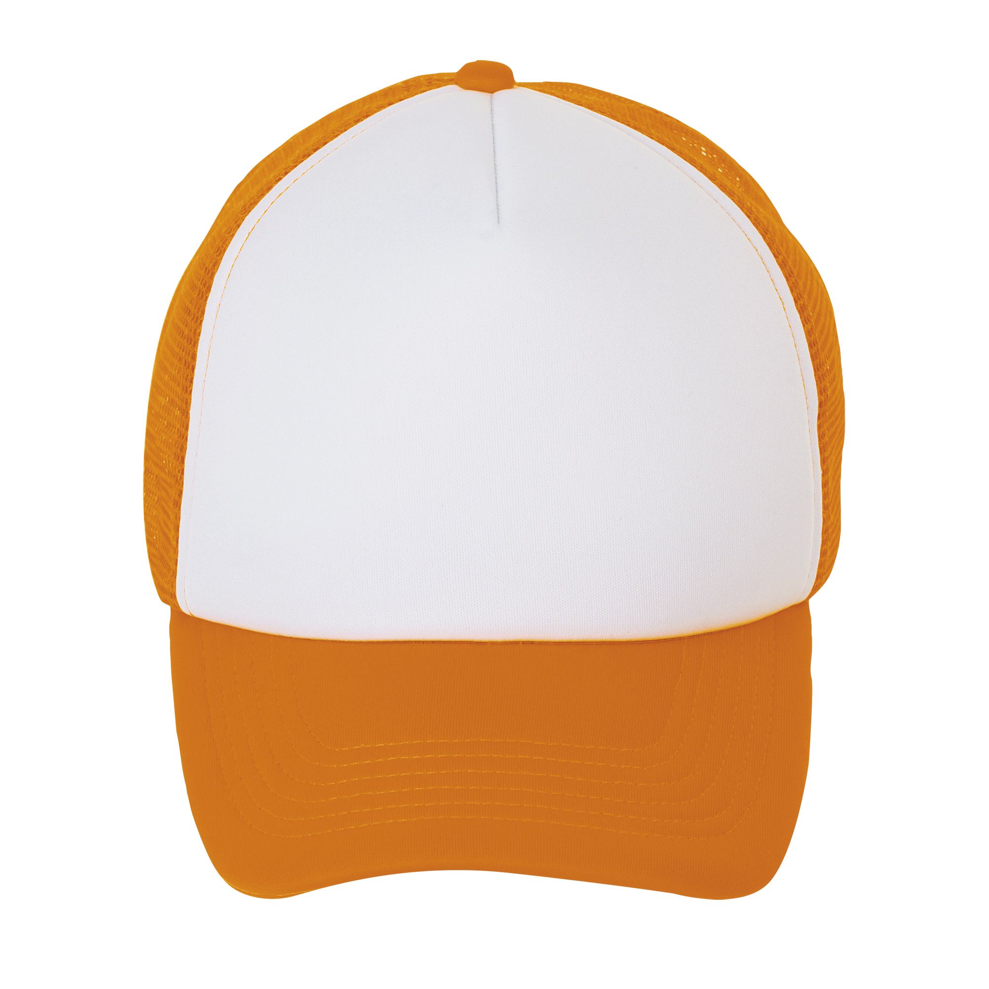 BULLE - 517 - Blanc / Orange fluorescent