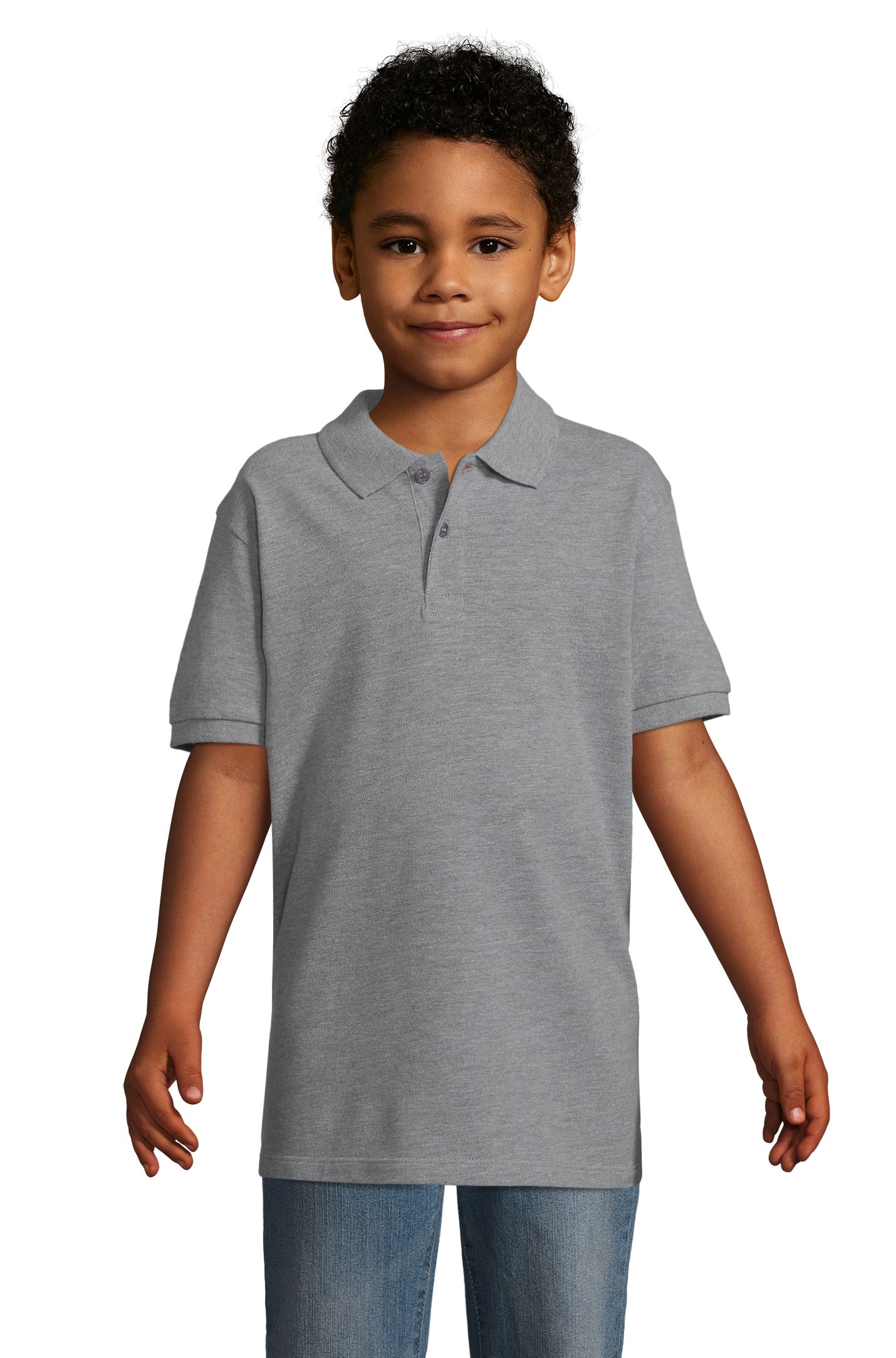 SOL'S PERFECT KIDS Blanc 04A - 360 - Mélange De Gris Moyen