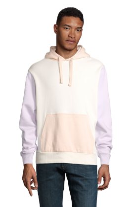 Sweat à capuche unisexe Collins - 104 - Blanc pastel