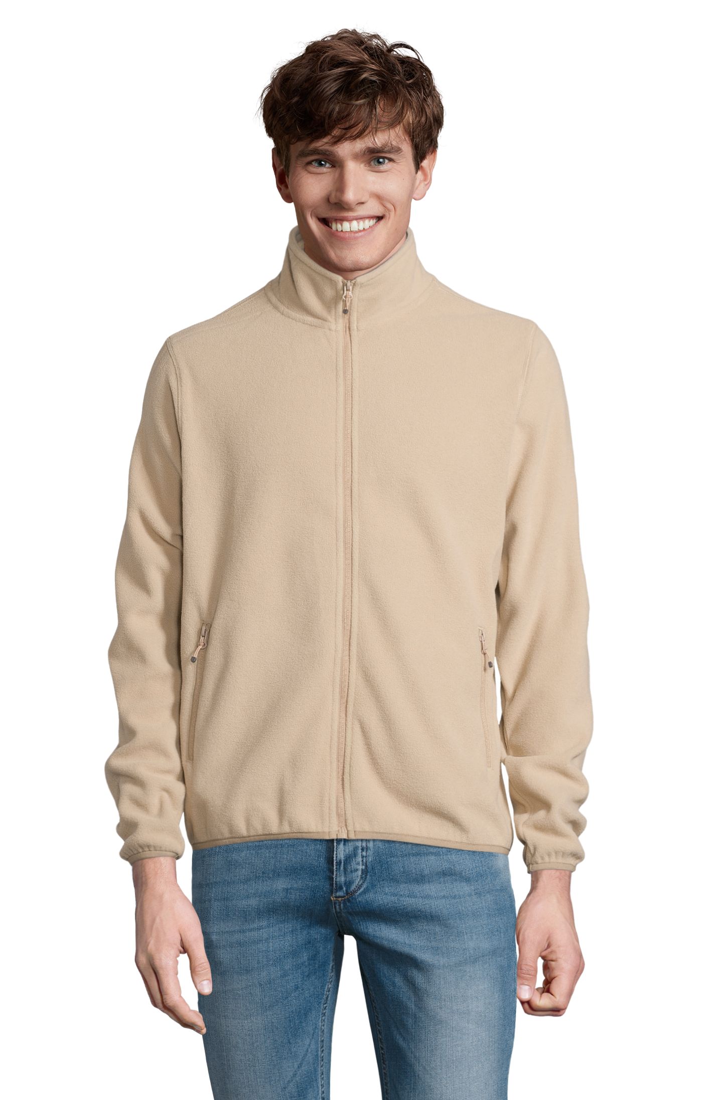 Veste polaire zippée pour homme - 123 - Corde