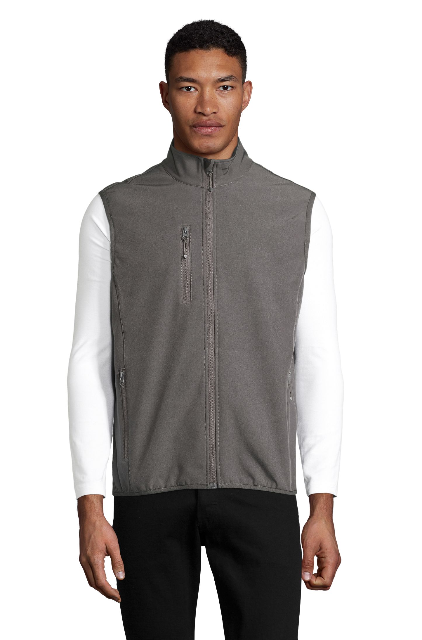 Gilet sans manches zippé Falcon pour homme - 370 - Anthracite
