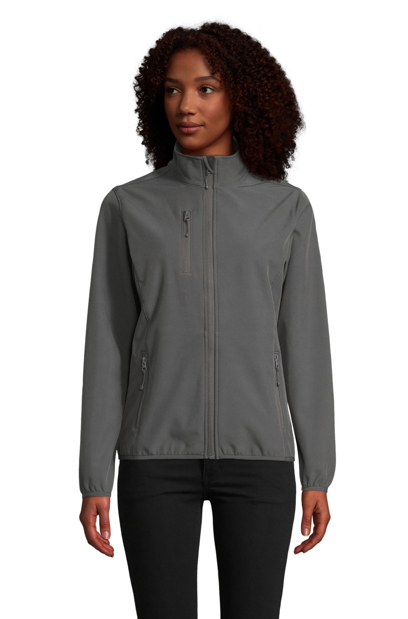 Veste softshell zippée Falcon pour femme - 370 - Anthracite