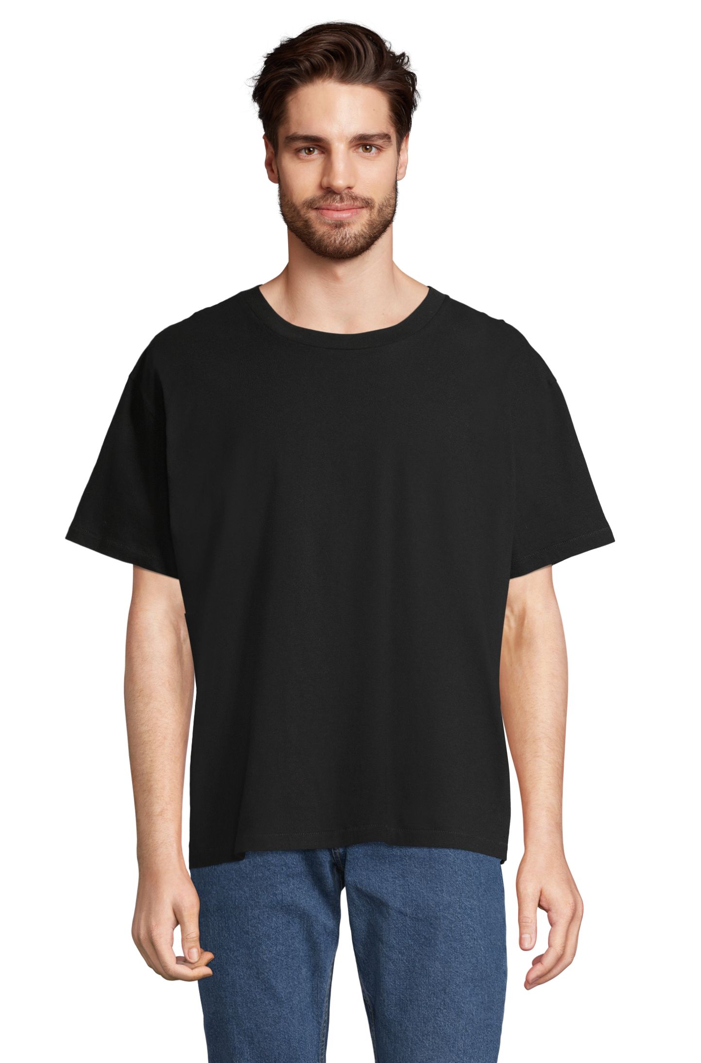 T-shirt unisexe oversize Legacy - 309 - Noir Profond