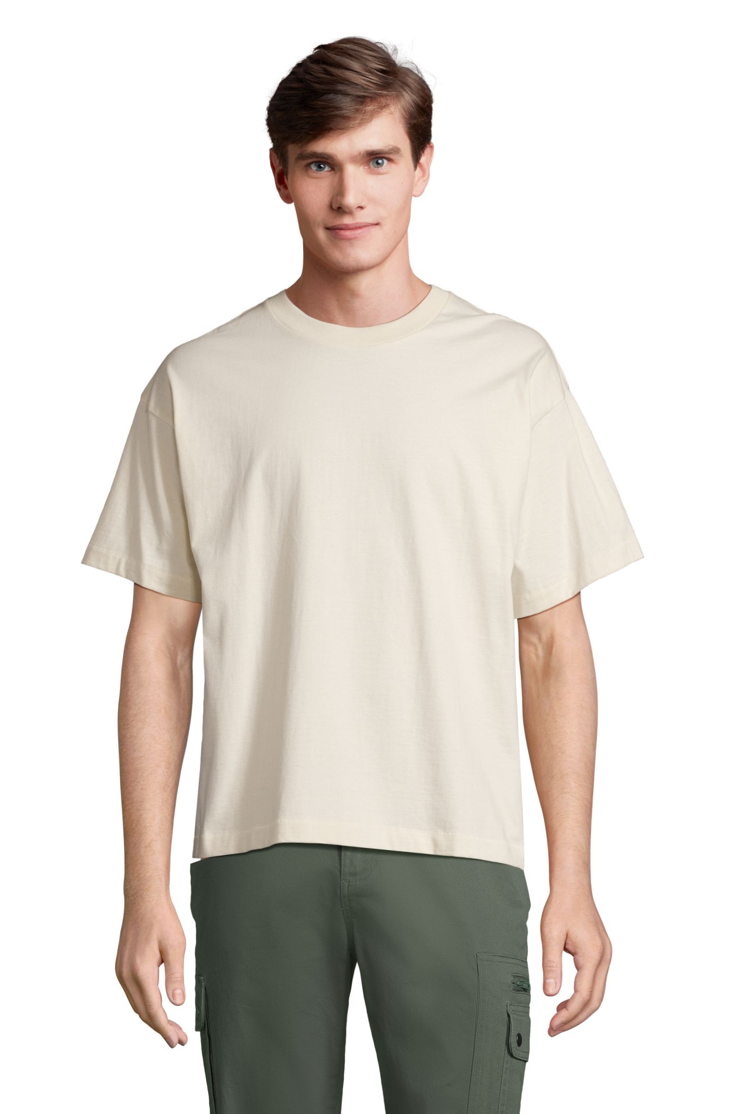 T-shirt unisexe oversize Legacy - 101 - Naturel