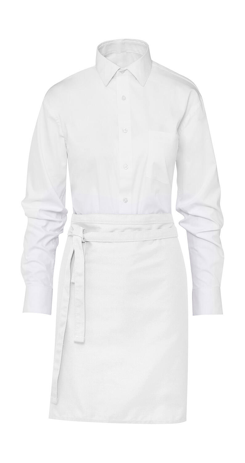 BRUSSELS - Grembiule Bistro Corto - 000 - White
