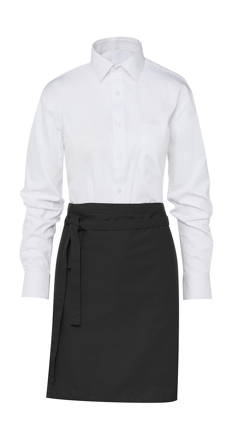BRUSSELS - Grembiule Bistro Corto - 101 - Black