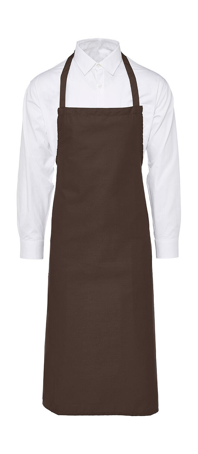 PARIS - Grembiule con pettorina - 700 - Brown