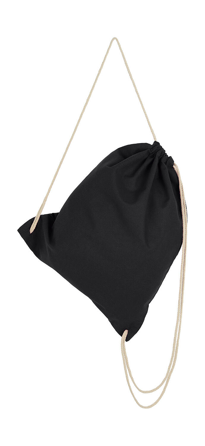 Sac à dos à cordon marron - 101 - Noir