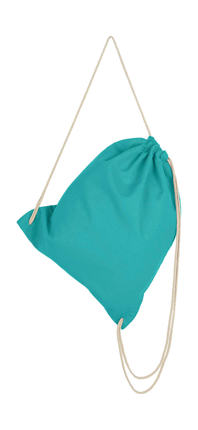 Sac à dos à cordon marron - 536 - Turquoise