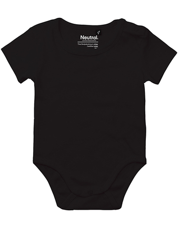 Baby-Kurzarmbody - 03 - Schwarz