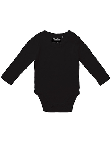 Babies Long Sleeve Bodystocking - 03 - Black