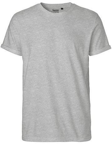T-shirt à manches retroussables pour hommes - 21 - Gris Sport