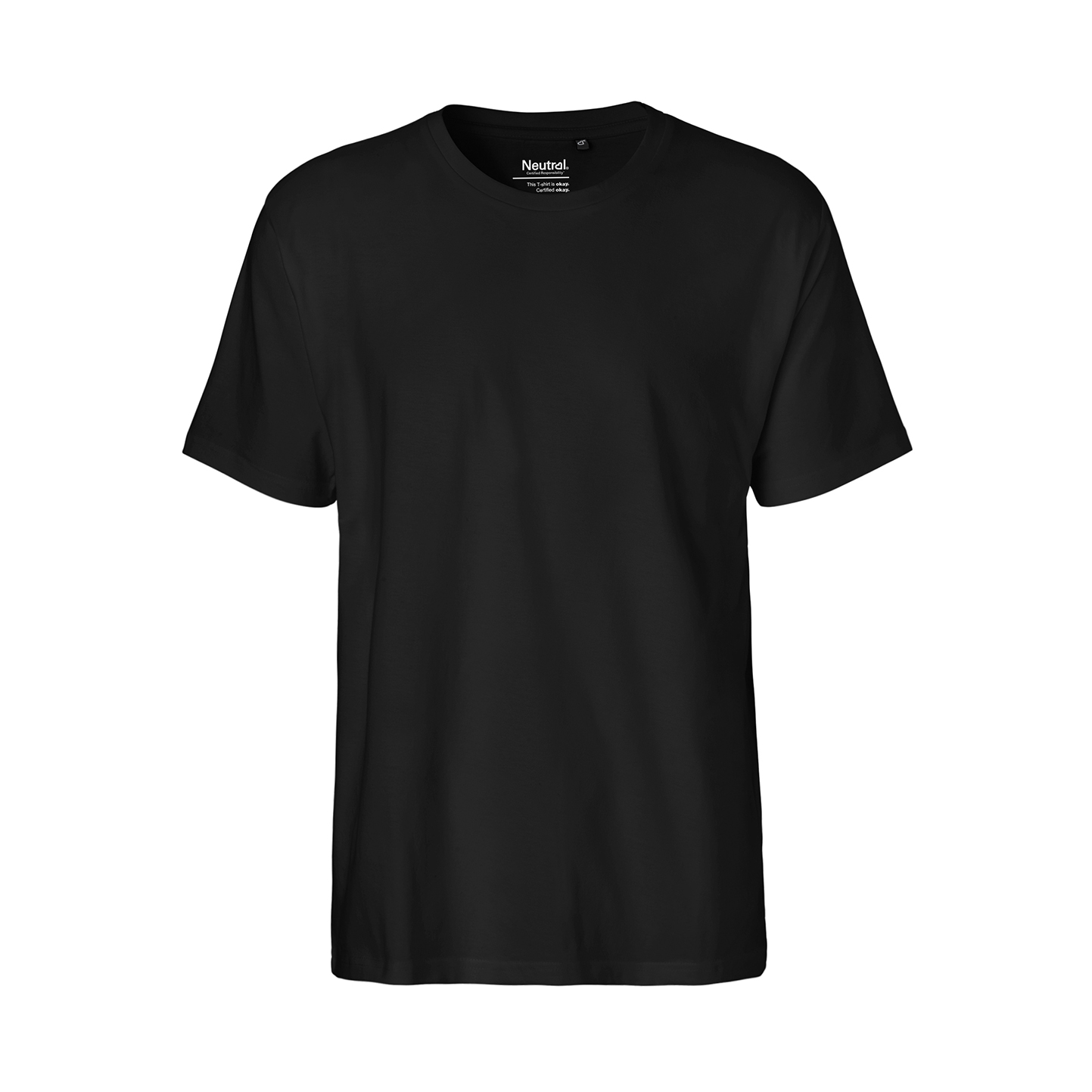 T-shirt ajusté pour homme - 03 - Noir