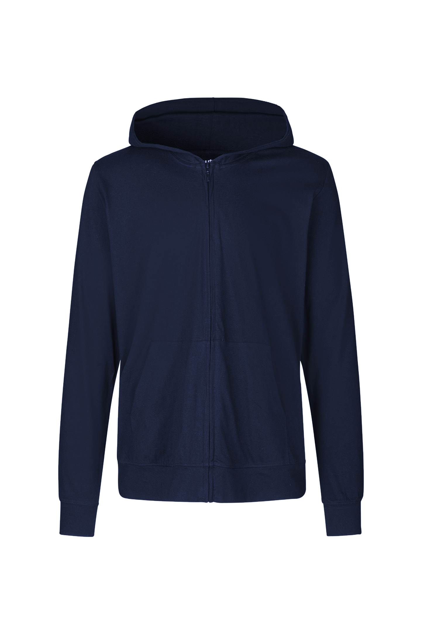 Sweat à capuche unisexe en jersey avec fermeture éclair - 04 - Marine OUT3