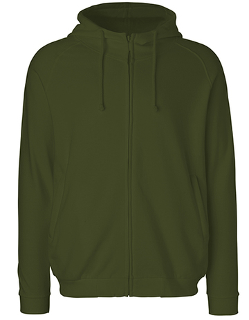 Unisex-Hoodie mit verdecktem Reißverschluss - 13 - Militär