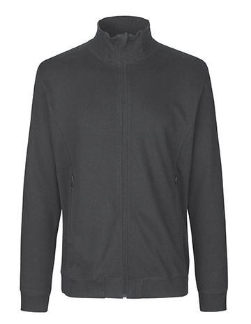 Unisex-Jacke mit Stehkragen - 06 - Holzkohle
