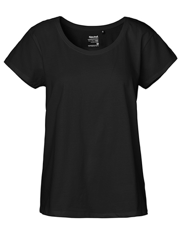 T-shirt ample pour femme - 03 - Noir
