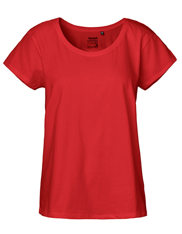 T-shirt ample pour femme - 05 - Rouge