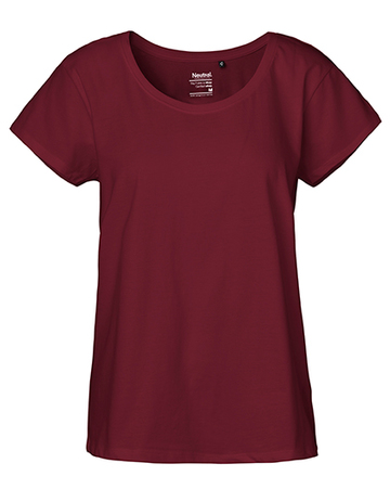 T-shirt ample pour femme - 26 - Bordeaux