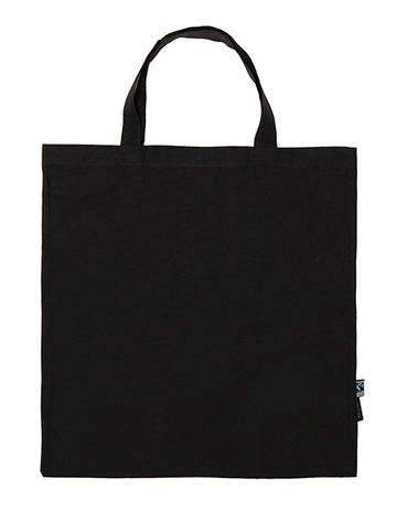 Sac de courses à anses courtes - 03 - Noir