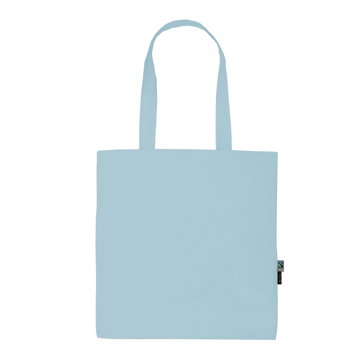Shopping Bag With Long Handles - 69 - Light Blue