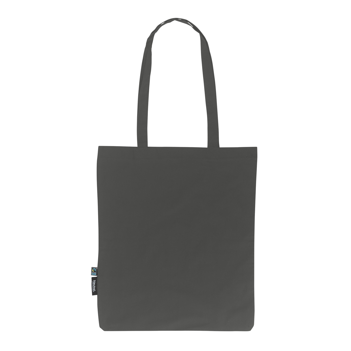 Shopping Bag With Long Handles - 06 - Charcoal