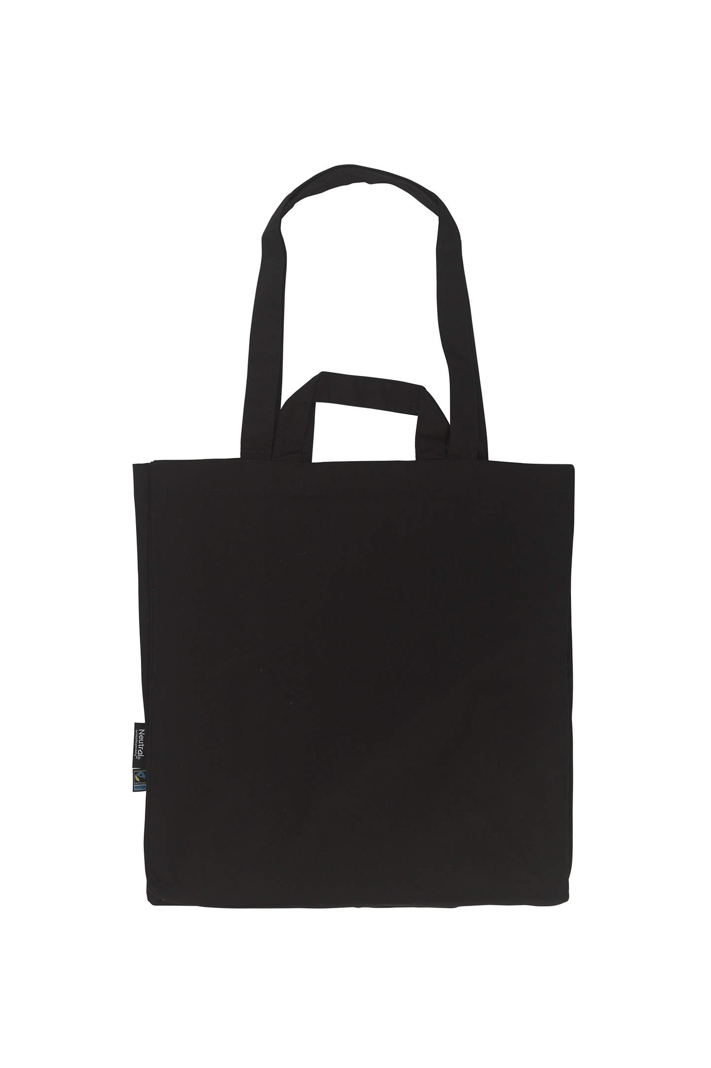 Sac en sergé, plusieurs anses - 03 - Noir