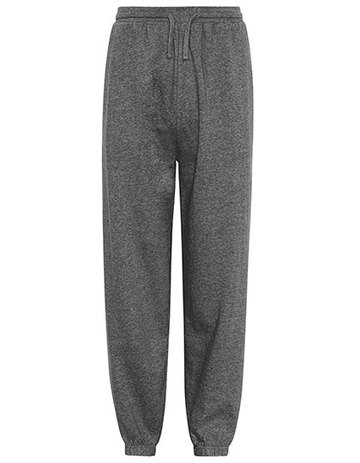 Unisex-Jogginghose mit elastischem Bündchen - 08 - Dunkles Heather