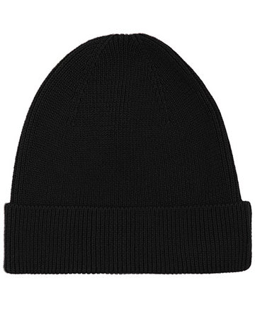 Beanie 1x1 Rib - 03 - Black