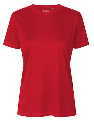 T-shirt de performance pour femmes - 05 - Rouge