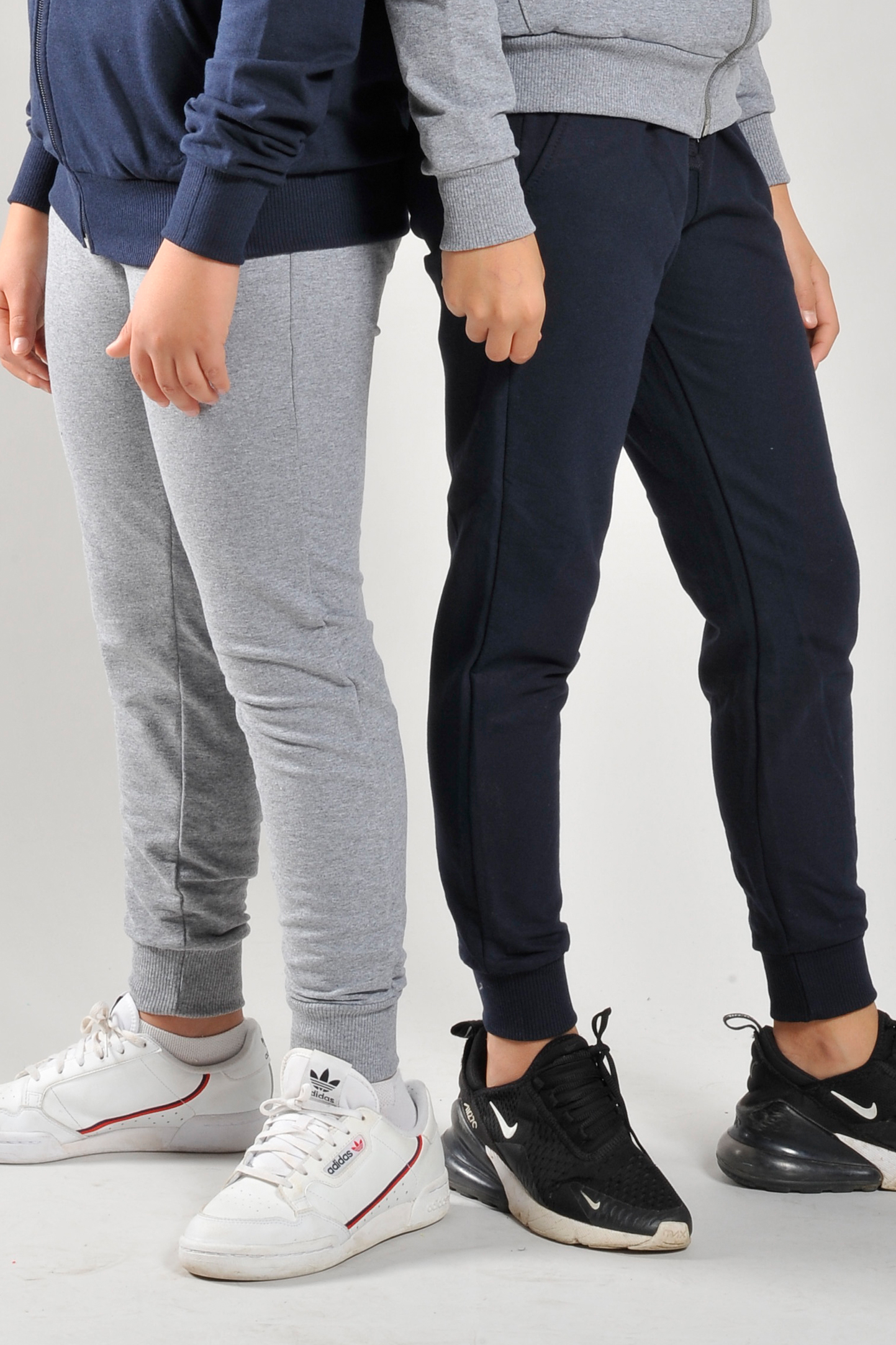 Stretch-Sweatshirthose 70 % Baumwolle, 25 % Polyester, 5 % Elastan, 255 g, Blau, Größe XXS