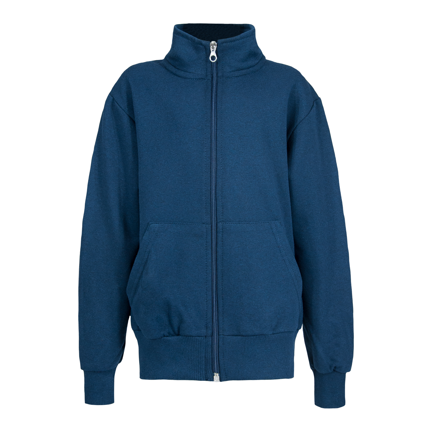 Veste enfant en molleton français  - 18 - Bleu