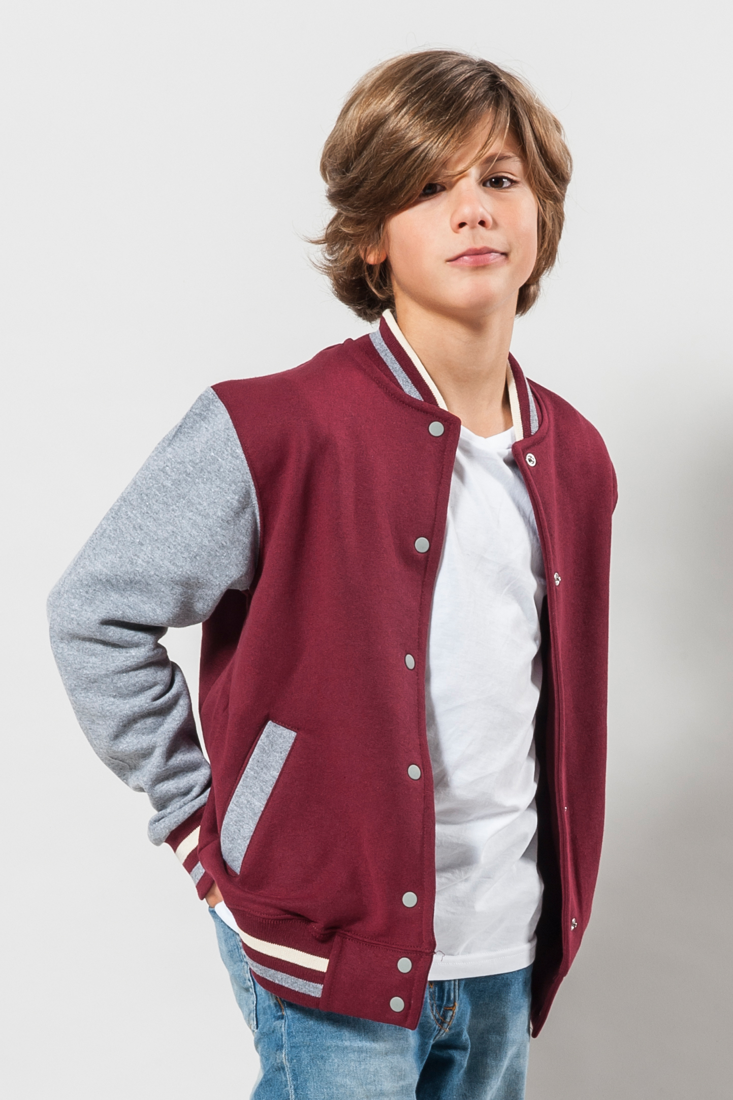 Stile Bambino Jacket Felpa Bicolore