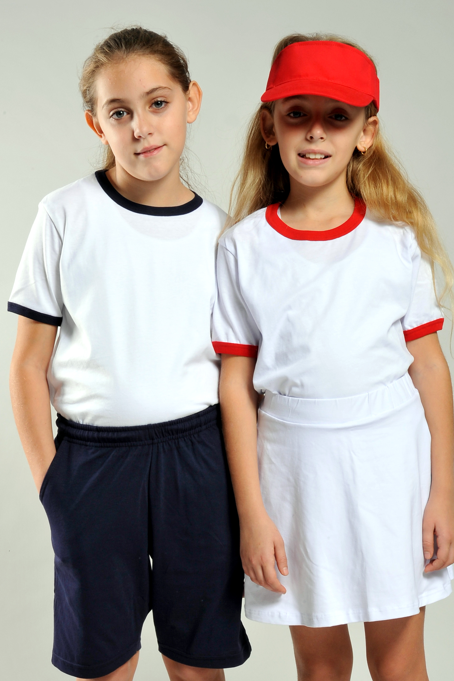 T-shirt doux pour enfant G/CM/C 100 % coton 140 g/m² Blanc/Blanc XS