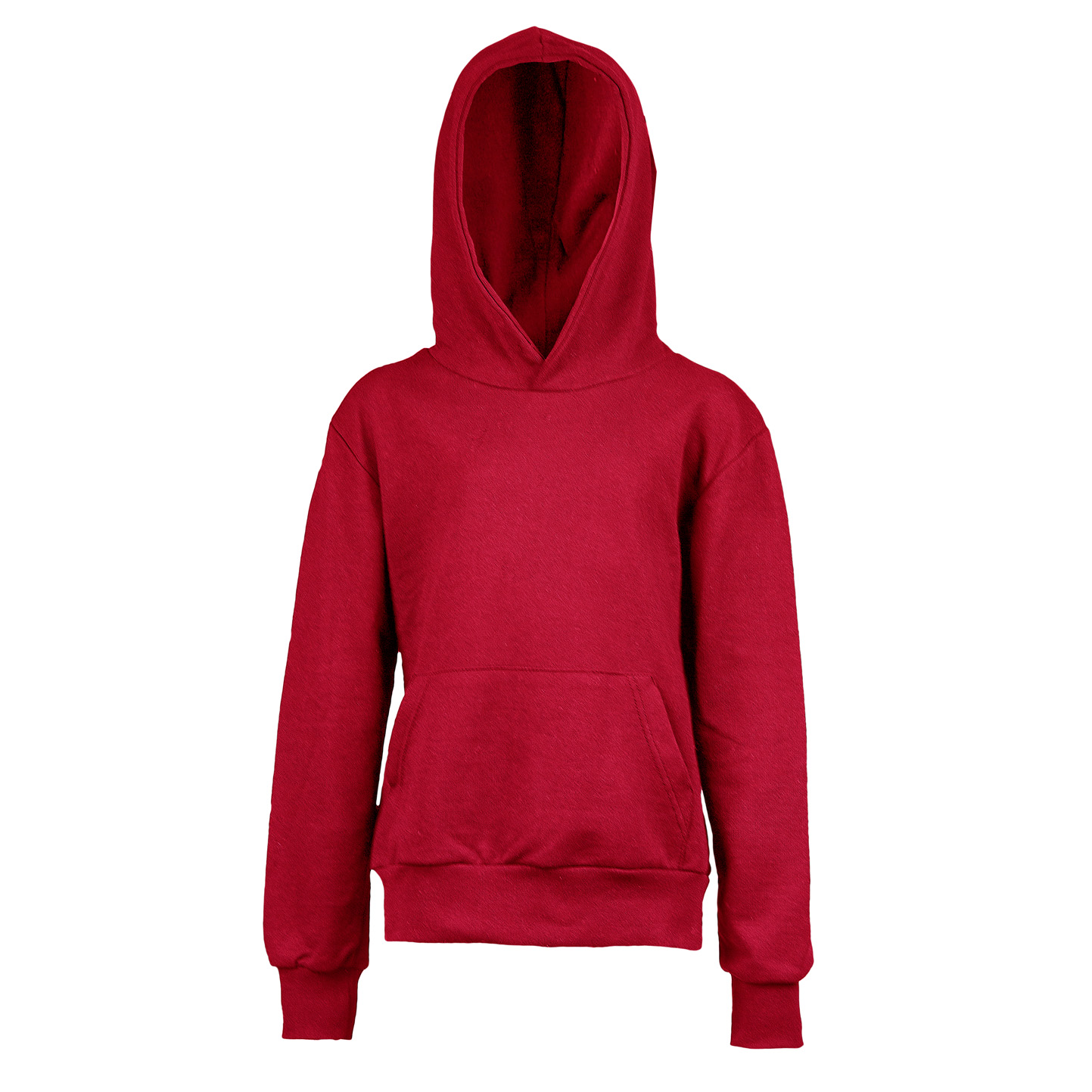 Kinder-Sweatshirt mit Kapuze, 70 % Baumwolle, 30 % Polyester, 280 g/m², Schwarz, Größe XXS (1–2 Jahre) - 28 - Red Sport XXS 1/2 Jahre