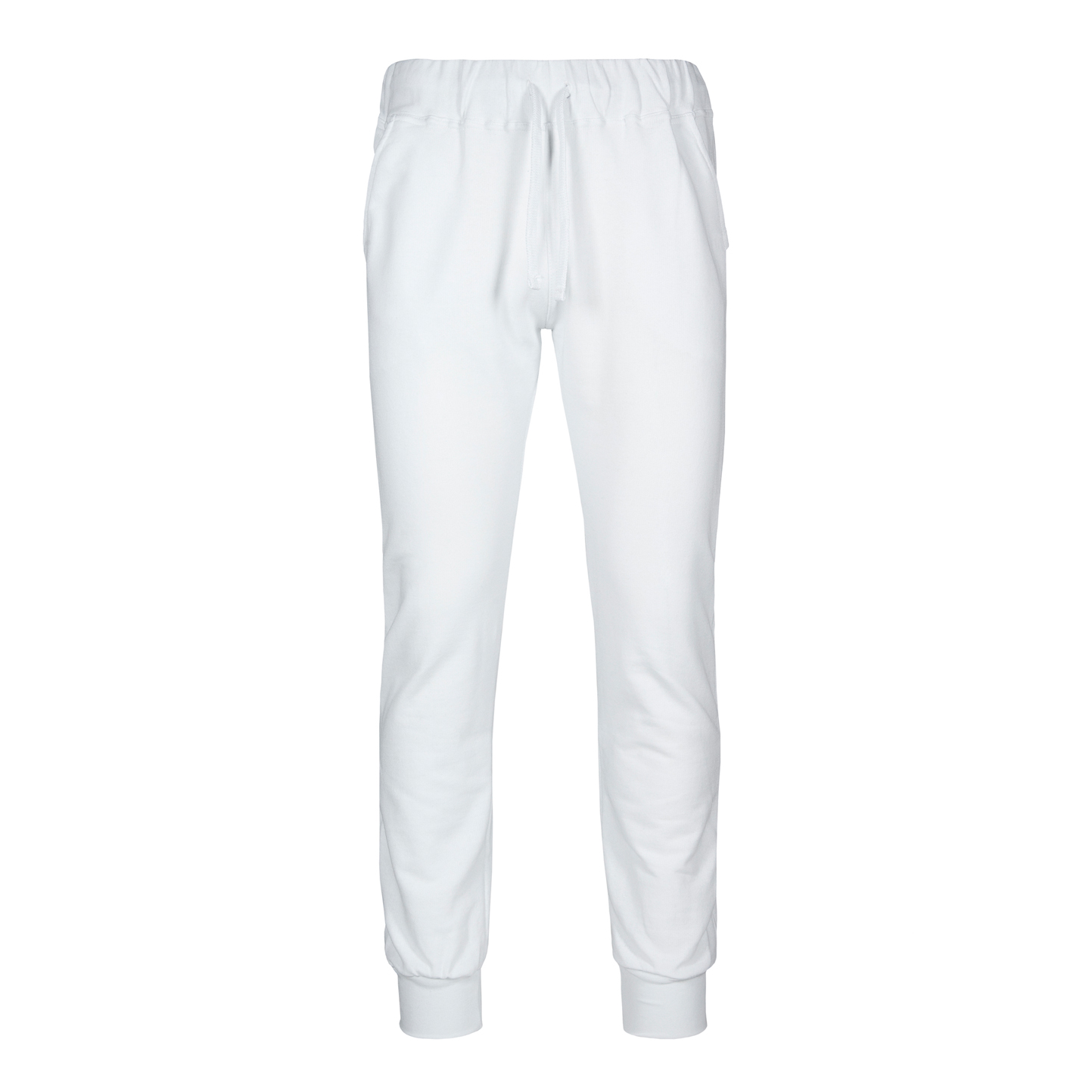 Pantalone Fit Felpa French Terry - 99 - Bianco