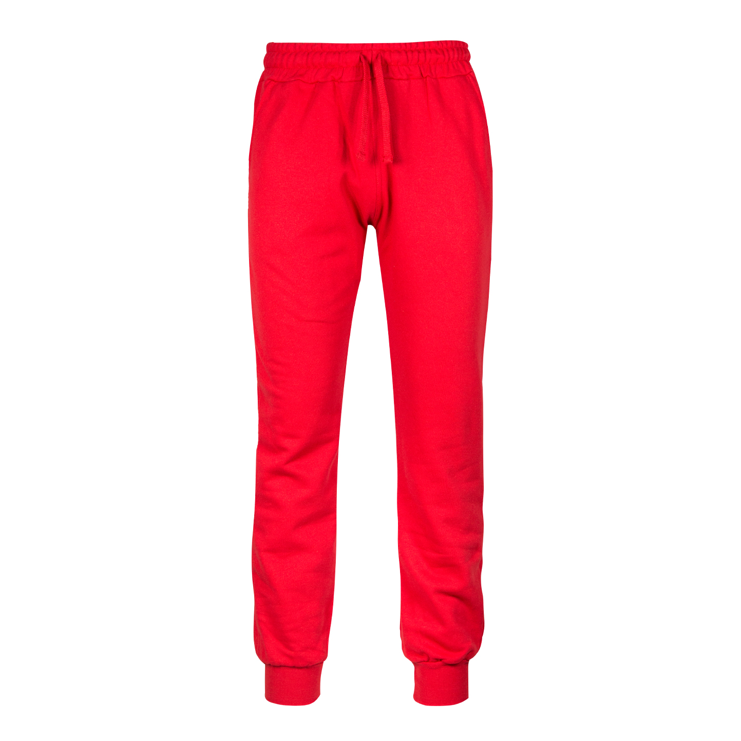 Pantalone Fit Felpa French Terry - 28 - Rosso Sport