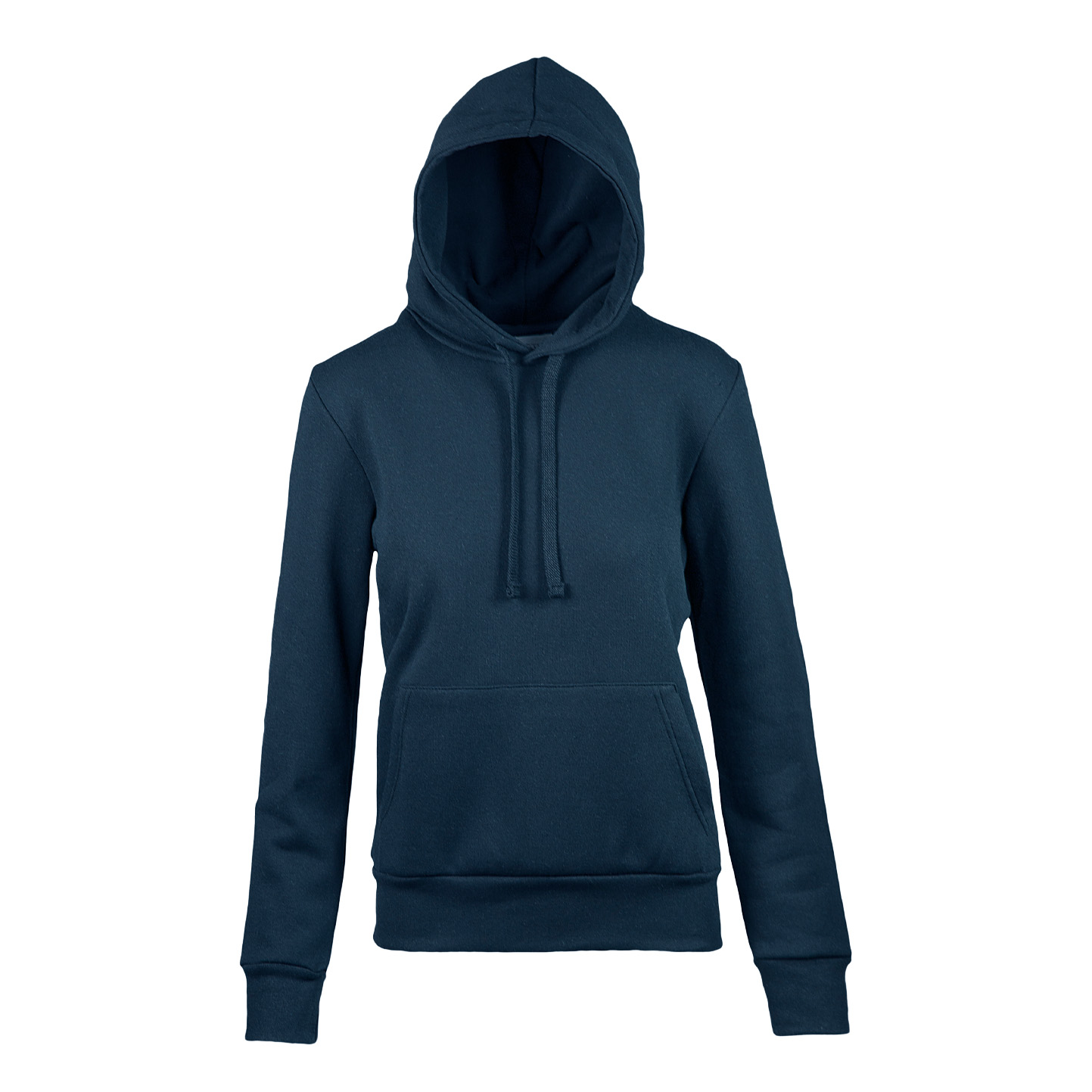 Sweat à capuche en molleton français pour femme - 18 - Bleu