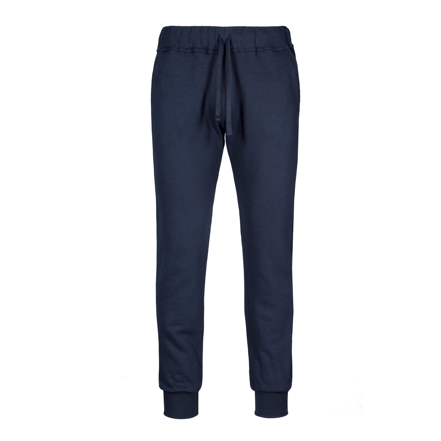 Pantalone Fit Felpato - 18 - Blu